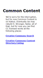 Mobile Screenshot of commoncontent.org